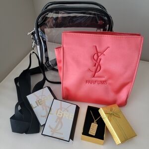 4pcs YSL parfums, zipper pull & 2Libre